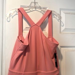 New York and Company light pink jumpsuit